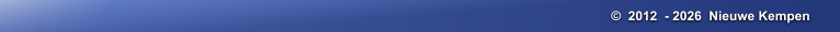 �  2012  - 2026  Nieuwe Kempen